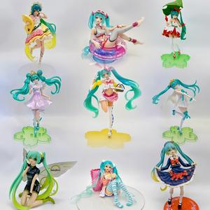 Hatsune <strong>Miku</strong> Figures Wholesale Anime Peripherals Rem Elaina Beautiful Girl Model Chassis Ornaments - Product Image 1
