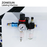 ZONESUN ZS-TB801D Semi Automatique Adhésif Horizontal Ampoule Stylo Réactif Tube Petites Bouteilles Rondes Tube Rond Étiqueteuse