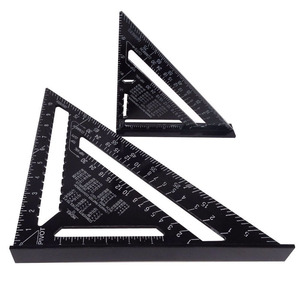 7/12Inch Triangle Ruler Measurement <strong>Tools</strong> Aluminium Alloy Carpenter <strong>Tools</strong> Inch Angle Ruler Speed <strong>Square</strong> Woodworking <strong>Tools</strong> - Product Image 2