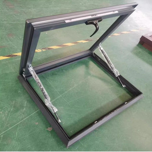 Cơ giới nhôm kính Skylight - IPX7 cửa sổ mái không thấm nước với điều khiển từ xa cho sân thượng dốc - Product Image 6
