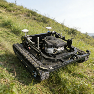 Tondeuse à gazon tout-terrain télécommandée sur chenilles pour vergers et pentes, professionnelle, haute efficacité, facile à utiliser - Product Image 5