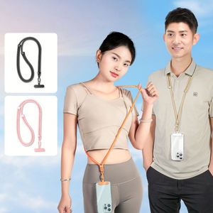 Universal Adjustable Chain <b>Polyester</b> Mobile Phone <b>Lanyard</b> with iphone Tether Patch Crossbody Neck Strap for Cell Phone Use - Product Image 3