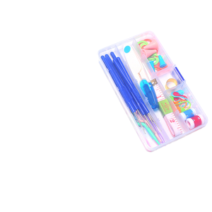 Kit d'outils de tricot et de crochet DIY durables faits à la main, 53 pièces, aiguilles en aluminium, étui de rangement carré pour produits tissés - Product Image 4