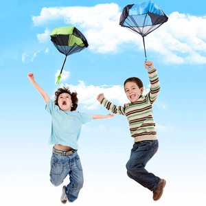 Paracaídas de Juguete de Plástico Barato HY Stock, Colores Unisex, Juguete para Lanzar al Aire Libre, Juguete Deportivo para Niños - Product Image 3