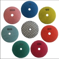 Tampons de polissage diamantés en résine sèche conçus pour le granit, la pierre d'ingénierie, la pierre Dekton, le marbre et le béton
