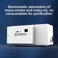 Extracteur de fumée Moxa pour lit simple avec filtre HEPA H13 et charbon actif pour cliniques de médecine traditionnelle chinoise et salles de moxibustion