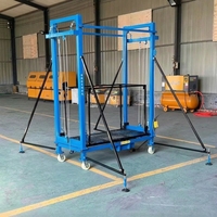 Plateforme de travail pour peinture intérieure et installation de plafonds, 500 kg, 6 m, échafaudage élévateur télécommandé, palan électrique mobile