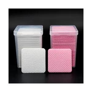 Bottle Fabric Cleaning Beauty Cloth Polish Soft Non-Woven Lash Extension Pad Rremover Glue Adhesive Eyelash Cotton Nozzle Wipes