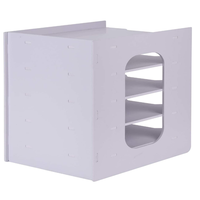 Bandeja de almacenamiento de papel de escritorio, estante de 5 niveles, color blanco, superventas