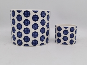 Macetas de Cerámica Azul y Blanca Pintadas <span class=keywords><strong>a</strong></span> <span class=keywords><strong>Mano</strong></span> de Jingdezhen, Cubiertas Vintage para Macetas de Flores y Suculentas, Decoración para Jardín y Hogar - Product Image 3