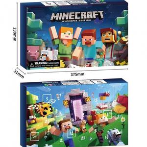 24 días Pixel Robot <span class=keywords><strong>Anime</strong></span> figuritas Navidad Calendario de Adviento caja ciega juguetes coleccionables Navidad cuenta regresiva regalo niños niñas - Product Image 5