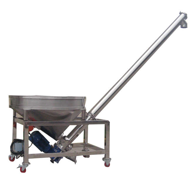 Convoyeur à vis en acier inoxydable, 110l, 230l, pour trémie de poudre