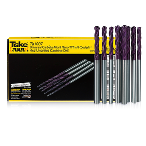 ดอกสว่านคาร์ไบด์อเนกประสงค์ Ttake Ta1007 เคลือบนาโนไทอัลเนียม 4 ฟัน แบบไม่เจาะรู - Product Image 2