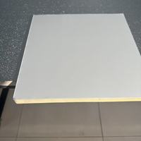 Panneau en mousse phénolique à double face en aluminium coloré, haute résistance à la compression, feuille de mousse rectangulaire pour conduits d'air, pour usage hospitalier