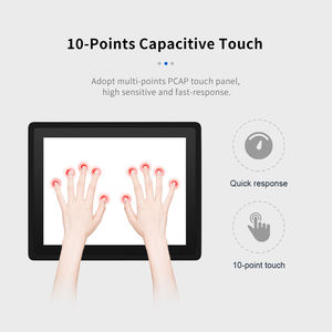 10 12 15 17 19 inç tam alüminyum pcap dokunmatik ekran endüstriyel pc gömülü <span class=keywords><strong>tablet</strong></span> pc dokunmatik Panel endüstriyel PC - Product Image 4