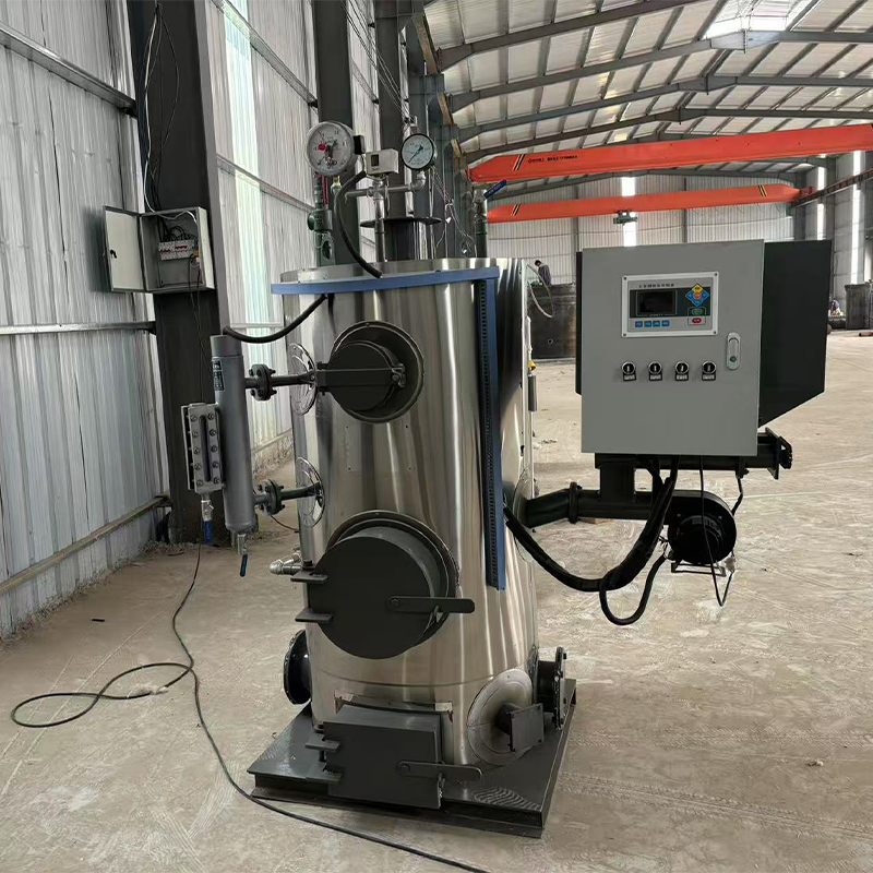 Small Wood Fired Steam Boiler Vertical Biomass Powered