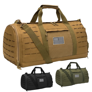 CVLIFE Outdoor Tactical Bag Molle Pouch 3 Lockable Compartments Gun Case Medical Storage Lightweight Nylon Security <b>Hunting</b> - Product Image 4