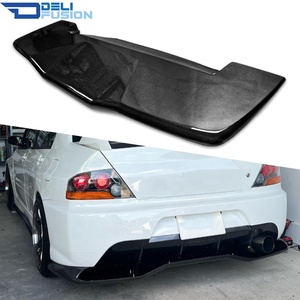 Diffuseur de pare-chocs arrière inférieur pour Mitsubishi Lancer EVO 9 CT9A VTX 2005-2007, compatible également avec le kit carrosserie Civic FD 2006-2011 - Product Image 1