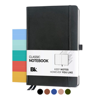 Bloc-notes professionnel en cuir PU, matelassé, grilles pointues, couverture rigide, balles, Journal personnel