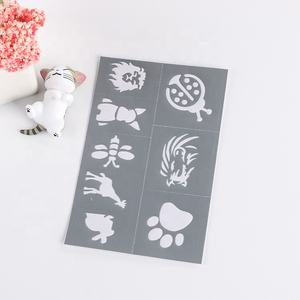 Personalizado ahueca hacia fuera el oro <span class=keywords><strong>Henna</strong></span> pegatina aerógrafo tatuaje plantillas reutilizables cuerpo arte tatuaje plantilla molde pegatina - Product Image 5