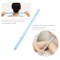 Bâton de massage sportif Wellshow, rouleau de massage musculaire multifonctionnel portable, appareil de relaxation pour amincir les muscles