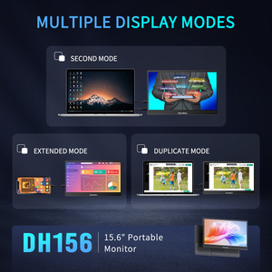 Monitor portátil FEELWORLD DH156 de 15,6 "IPS FHD 1080P, altavoces duales incorporados con HDMI Plug Play, logotipo OEM, pedidos al por mayor personalizados - Product Image 4