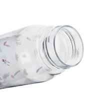 Bouteille d'eau en plastique minimaliste personnalisée de 550 ml sans BPA, écologique, avec sangle, pour boire directement, compatible eau bouillante, idéale pour les cadeaux d'affaires