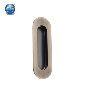 KINGSLAM 304 baja tahan karat tersembunyi Oval Flush tarik pegangan tersembunyi untuk laci dapur kamar tidur lemari pintu Hotel - Product Image 6