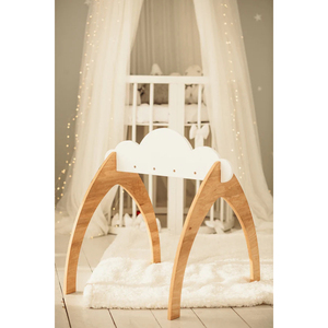 Gymnase d'activités pour bébé en bois Montessori avec jouets suspendus pour le développement sensoriel des nouveau-nés - Product Image 2