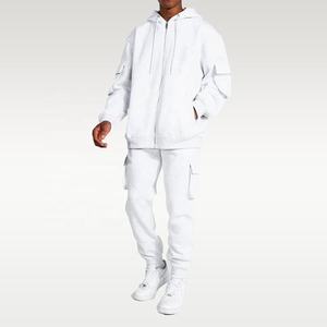 high quality cheap cotton custom tracksuit new men factory tracksuit sports suit custom jogging running tracksuit set - Product Image 1