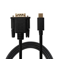 High Quality USB C Type C to VGA 1.8M 1080P 6FT Cable Adapter for Laptop Projector