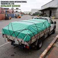 Bâche en PE verte 180 GSM pour la logistique, imperméable, anti-poussière, couverture de chargement pour camion, entrepôt, stockage, usage intensif, personnalisable