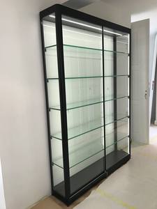 カスタマイズされた自動車部品LEDライトガラスショーケースショールーム用ロック可能ディスプレイラック - Product Image 2