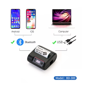 80 mét Nhãn dán nhãn Máy in mã vạch với <span class=keywords><strong>Android</strong></span> IOS không dây <span class=keywords><strong>Bluetooth</strong></span> xách tay mini máy in cho doanh nghiệp nhỏ - Product Image 4