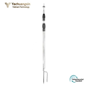 Tige télescopique en alliage d'aluminium à bouton unique pour auvent extérieur, tige de support robuste pour tente, tige télescopique pour auvent de camping - Product Image 4