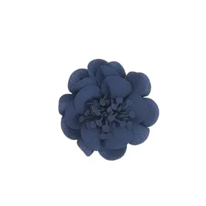 good quality factory directly yarn handmade artificial gift hair clips fascinator flower for corsage pin
