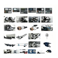 Tour CNC à lit plat CK6130, portée de coupe 300 mm, entre-entre-bascules 700 mm, machine de tournage automatique Guangshu 2 axes