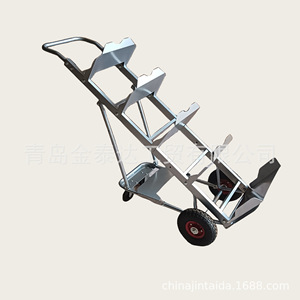 Chariot à eau à 6 niveaux en acier thermolaqué, chariot à outils mobile avec 2 roues pour le transport d'eau minérale - Product Image 4