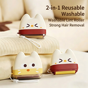 Rodillo Removedor de Pelo de Mascotas 2 en 1, Lavable, Reutilizable, Ecológico, Portátil, de Doble Uso, para Limpiar Pelusa y Polvo de Perros - Product Image 1
