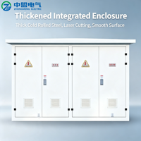 Poste de transformation de type boîtier 11kV/0.4kV 500kVA Triphasé 50/60Hz Conception compacte IEC 62271-202 Utilisation extérieure OEM ODM