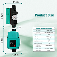 Pressostat pour pompe IP65 étanche 10 bars, contrôleur intelligent électrique marche/arrêt, prix réduit, technologie de pointe