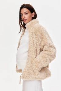 Chaqueta de Maternidad con Cierre y Forro Polar para Antes y Después del Bebé, Abrigo <span class=keywords><strong>Parka</strong></span> de Lujo para Mujer, Chaqueta de Invierno para Lactancia 100% Poliéster - Product Image 4