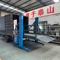 Plateforme de chargement et de déchargement mobile électrique, pont d'accès mobile, rampe de quai hydraulique mobile pour conteneurs 3 tonnes 2t