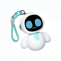Eiliko ENERGIZE LAB Aquamarine Mainan Robot Pembersih Bergaya Kartun dari Plastik ABS untuk Anak-Anak Sistem Operasi Android