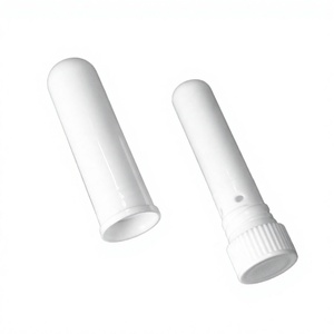 Bâtonnet inhalateur nasal rechargeable en PP pour médicaments et huiles essentielles - Product Image 1