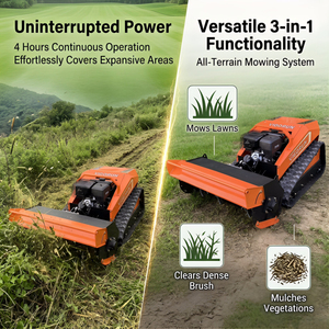 Desbrozadora Vigorun Kosiarka con Engranaje de Tornillo Sin Fin Autoblocante, Batería de 48V 20Ah, para Plantaciones de Caucho y Aceite de <span class=keywords><strong>Palma</strong></span> - Product Image 2