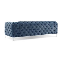 Yazhi vente en gros canapé Chesterfield en velours vert canapé moderne en tissu de luxe ensemble de canapés pour la maison meubles de salon