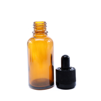 Flacons compte-gouttes en verre transparent, vert, bleu, ambré pour huiles essentielles (5ml-100ml) et collyres, avec sérigraphie