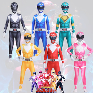 Disfraz de Power Rangers para Niños de 8 a 13 Años, Mono de Poliéster, Moda Urbana, Anime, Juego de Roles, Primavera 2023 - Product Image 1
