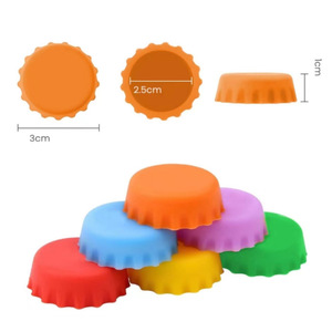 Custom Food Grade 26MM <b>Wine</b> Accessories Silicone Bottle <b>Stopper</b> Custom LOGO Reusable Red <b>Wine</b> Bottle Caps - Product Image 5